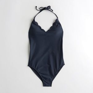Hollister Blue One Piece Swimsuit